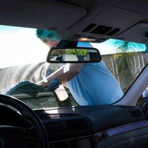 cleaning your windshield