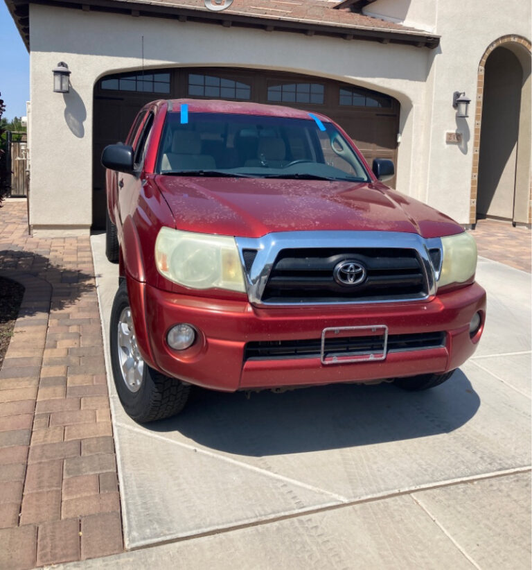 Toyota Tacoma 2005 after replacement