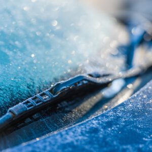 windshield in winter