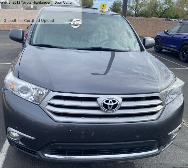 Windshild Replacment in Phoenix 2013 Toyota Highlander