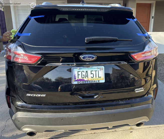 2020 Ford Edge back glass 1