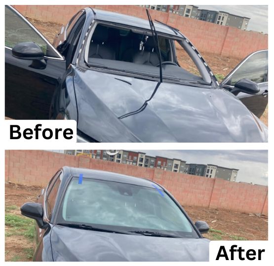 Hightech Autoglass - Before After
