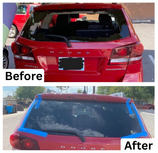 Hightech Autoglass - Before After