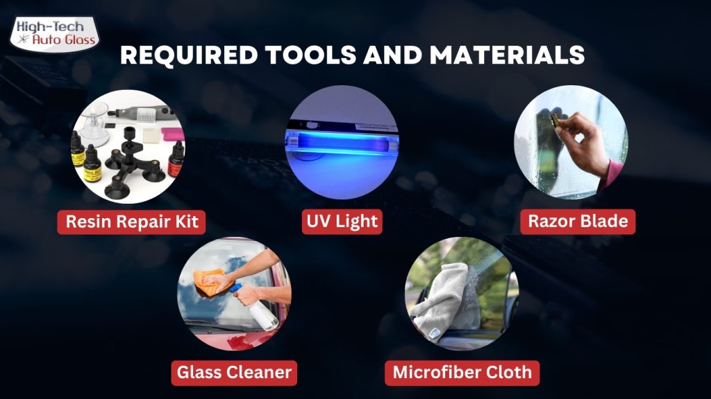 Graphic showing Required Tools and Materials